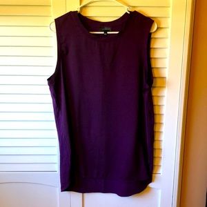 The Limited Purple Sleeveless Blouse